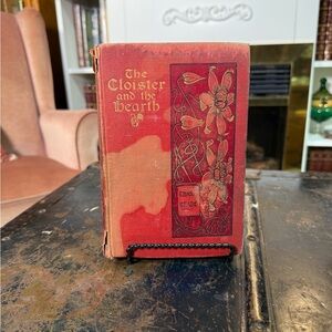 Antique 'The Cloister and the Hearth' Book by Chas Reade